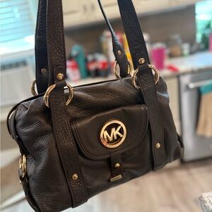 Michael Kors Brown Leather Shoulder Bag
